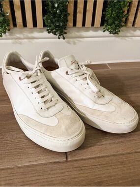 Good Man Brand White Leather Sneakers - 9 UC